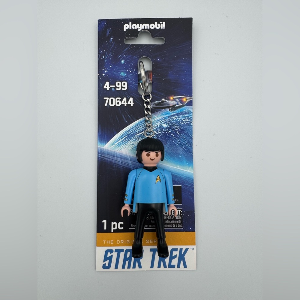 Playmobil Star Trek Spock‎ Keychain Figure 70644 TOS Original Series NEW Vulcan